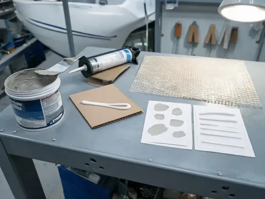 Marine sealant and filler materials